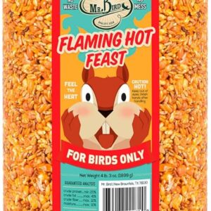 Mr. Bird Flaming Hot Feast Large Wild Bird Seed Cylinder 4 lb. 3 oz.