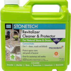 StoneTech RTU Revitalizer, Cleaner & Protector for Tile & Stone, 1-Gallon (3.785L), Cucumber Scent