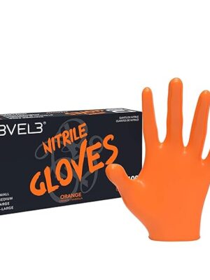L3 Level 3 Nitrile Gloves - Professional Heavy Duty Disposable Gloves - Latex Free - Fits Snug - Box of 100
