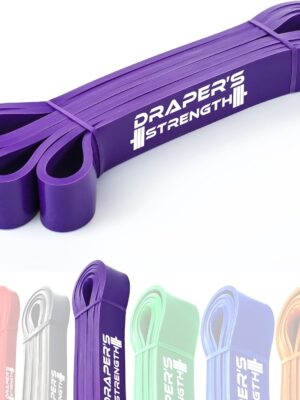 Draper's Strength Heavy Duty Resistance Stretch Loop Bands for Powerlifting Workout Exercise and Assisted Pull Ups