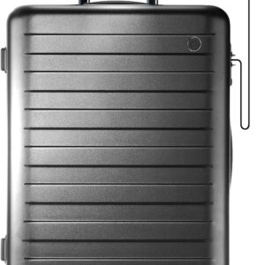 NINETYGO Carry on Luggage 20 Inch Suitcase with USB Port, PC Hardside 22x14x9 Airline Approved with Double Spinner Wheels TSA Lock for Airplanes Quick Getaway (Black)