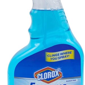 Clorox Foaming Glass Cleaner Trigger Spray | All Purpose Window And Glass Cleaner | Streak|Free, No|Drip Formula Glass Cleaners For The Home Or Office, 32 Ounces
