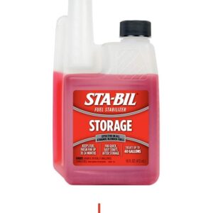 STA-BIL Storage Fuel Stabilizer - Keeps Fuel Fresh for 24 Months - Prevents Corrosion - Gasoline Treatment that Protects Fuel System - Fuel Saver - Treats 40 Gallons - 16 Fl. Oz. (22207-12PK)
